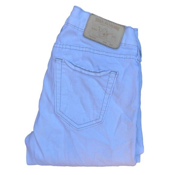 TRUE Religion Jeans Size 26 White - Picture 1 of 10
